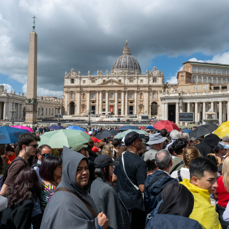 A Faithful Throng Pays Last Respects to Pope Francis