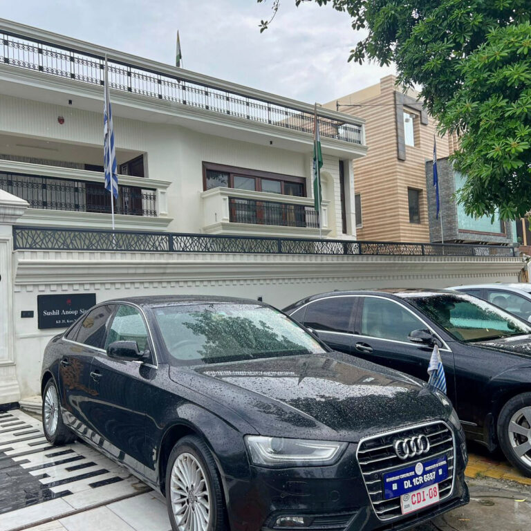 For One Man, It Didn’t Take Much to Make an Embassy in India